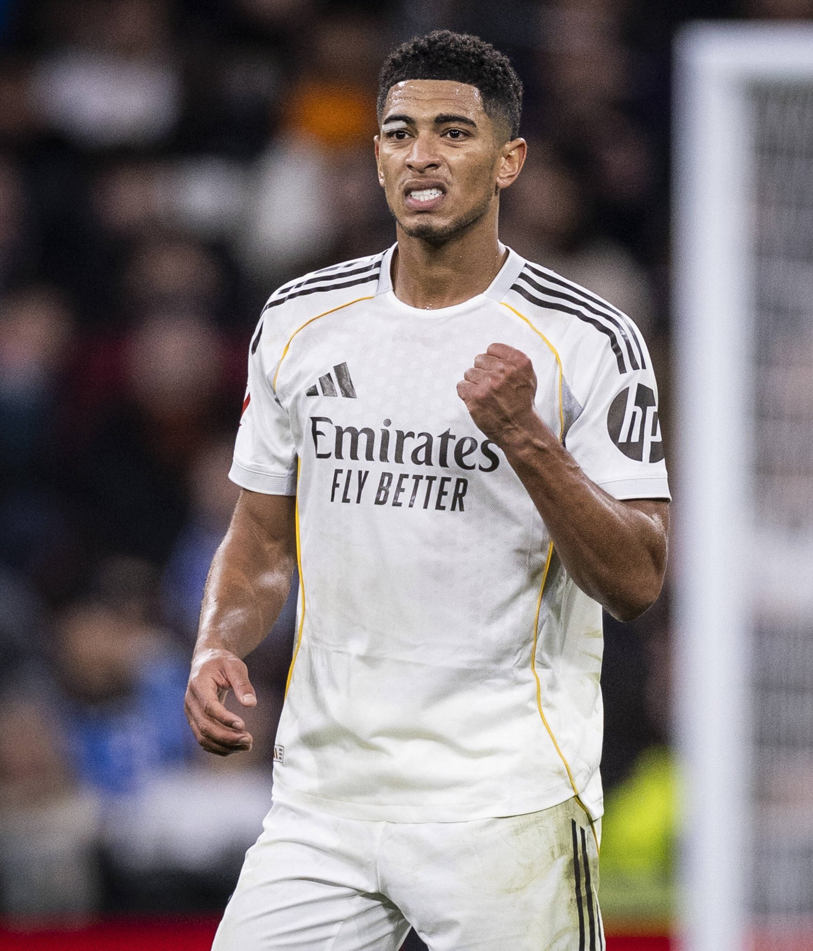 Bellingham celebrando su gol contra el Sevilla.